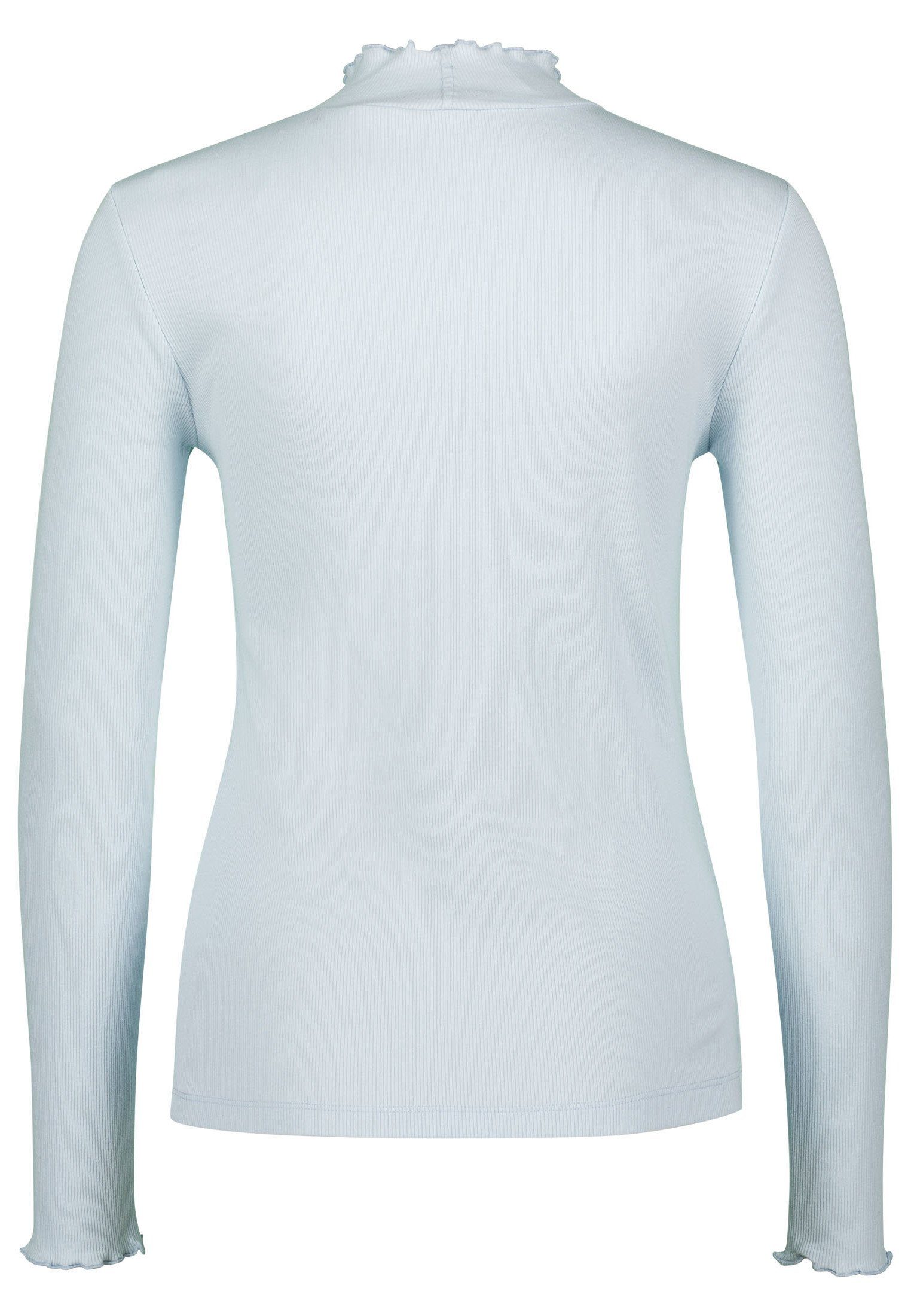 Water Ice Details Plain/ohne Zero mit (1-tlg) T-Shirt Stehkragen
