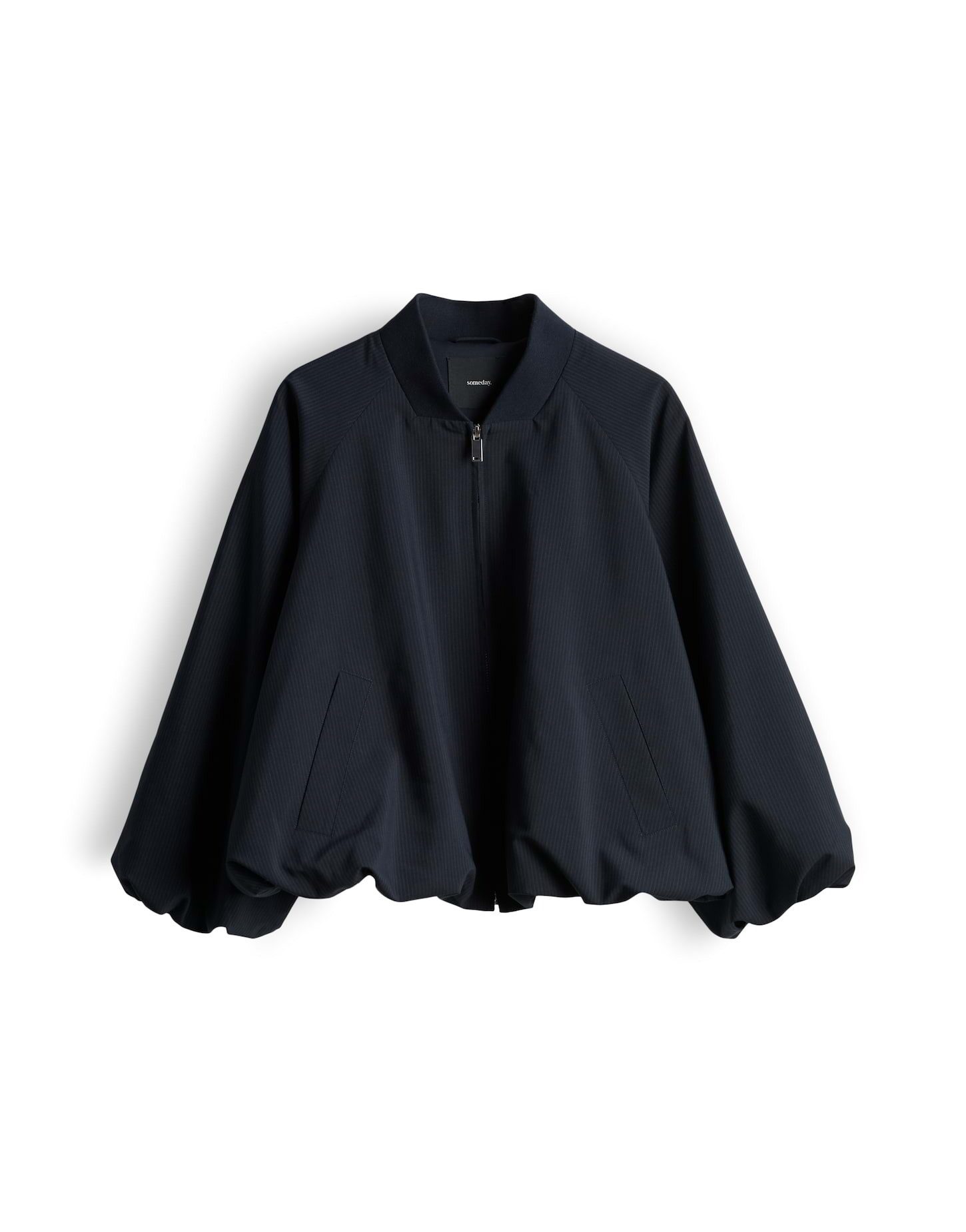 someday Jackenblazer Noela aus Webware mit Nadelstreifen Formstabiler Look mit Blousonkragen
