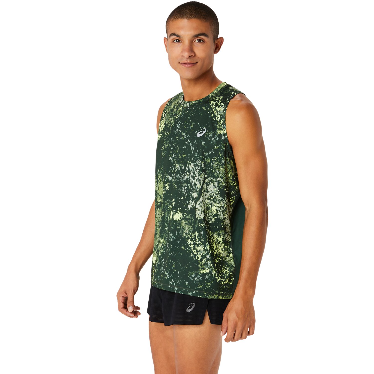 Asics print Laufshirt Asics All over Singlet