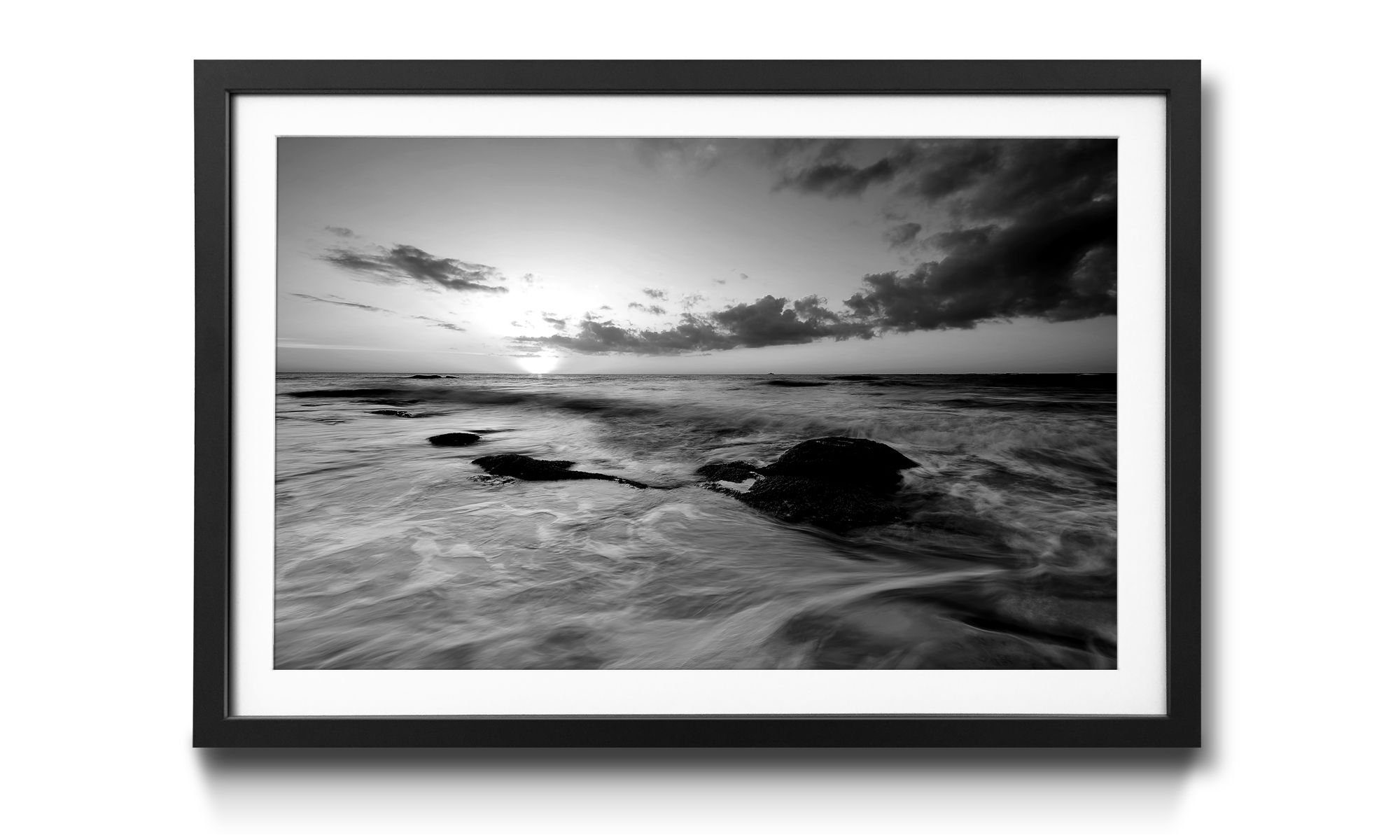 WandbilderXXL Kunstdruck Ocean Sunset, Sonnenuntergang, Wandbild, in 4 Größen erhältlich