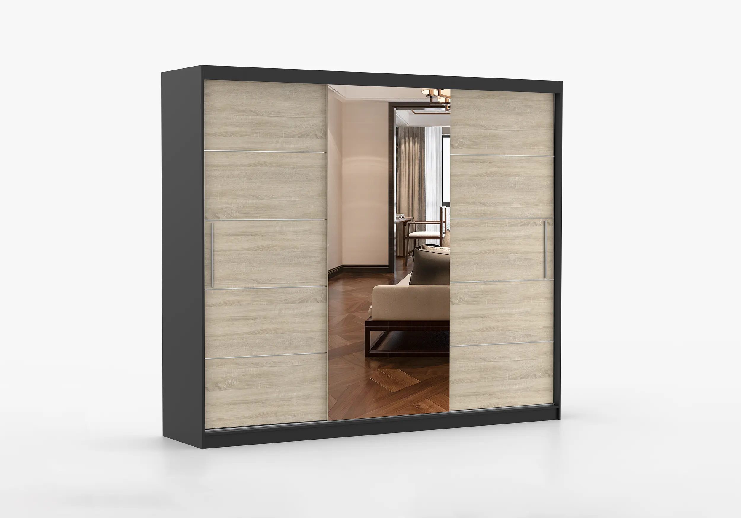 imoebel24 Schwebetürenschrank ALBA I 250 cm günstig online kaufen