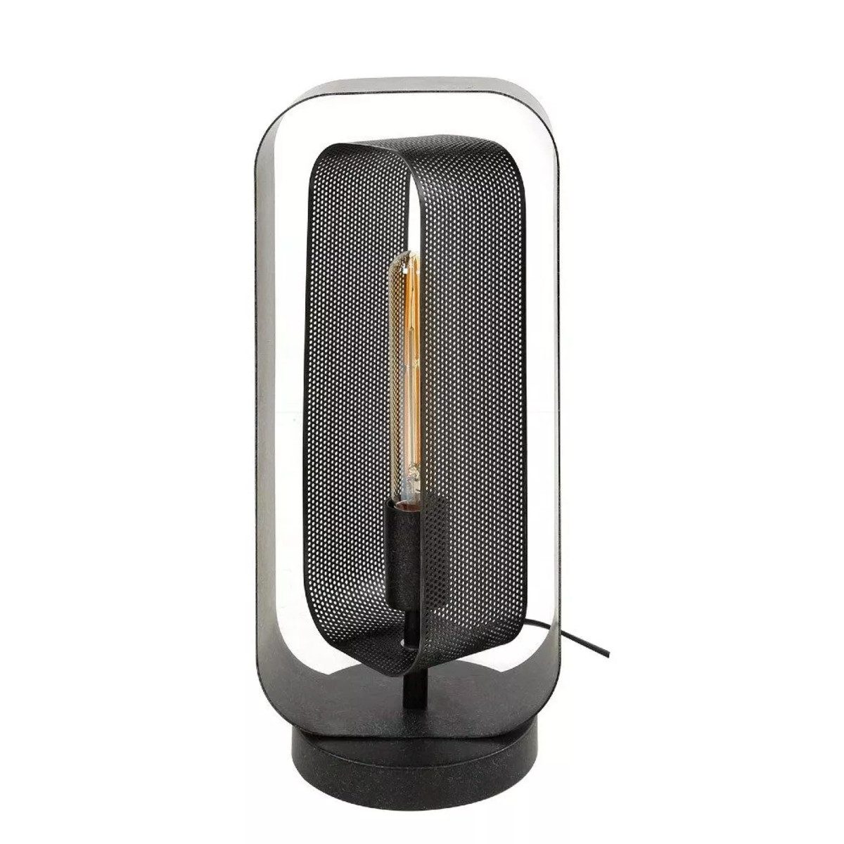 Liadomo Tischleuchte Tongario, ohne Leuchtmittel, drehbarer Innenschirm, Industrial-Look, E27