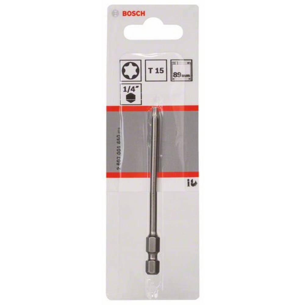 Thumbnail - BOSCH Torx-Bit Schrauberbit Extra-Hart T15, 89 mm, 1er-Pack