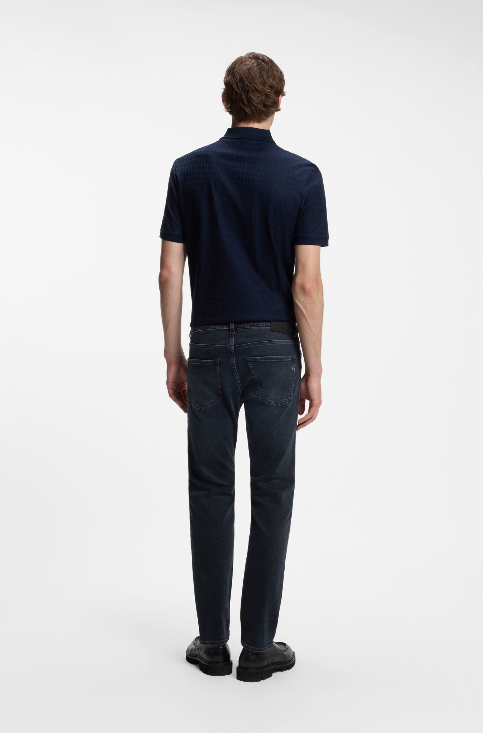 BOSS 5-Pocket-Jeans Delaware aus Knit Denim (1-tlg) – Bild 3 von 5