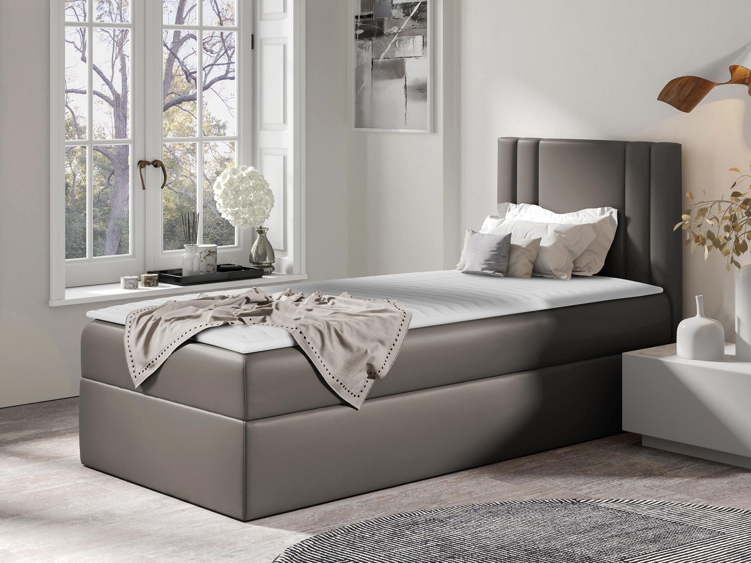 MIRJAN24 Boxspringbett Carmen Mini (mit Hauptmatratze, günstig online kaufen