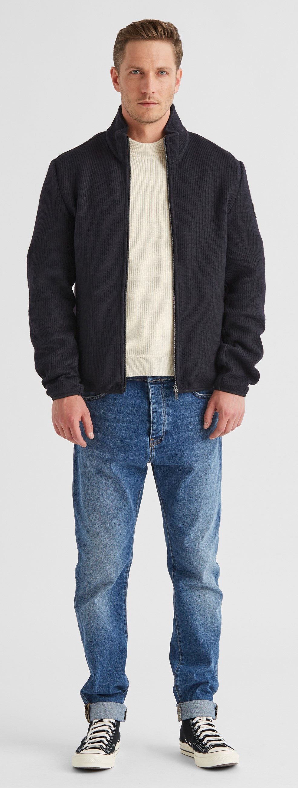 Milestone Wolljacke MSResort als Pullover-Ersatz ideal für den Übergang