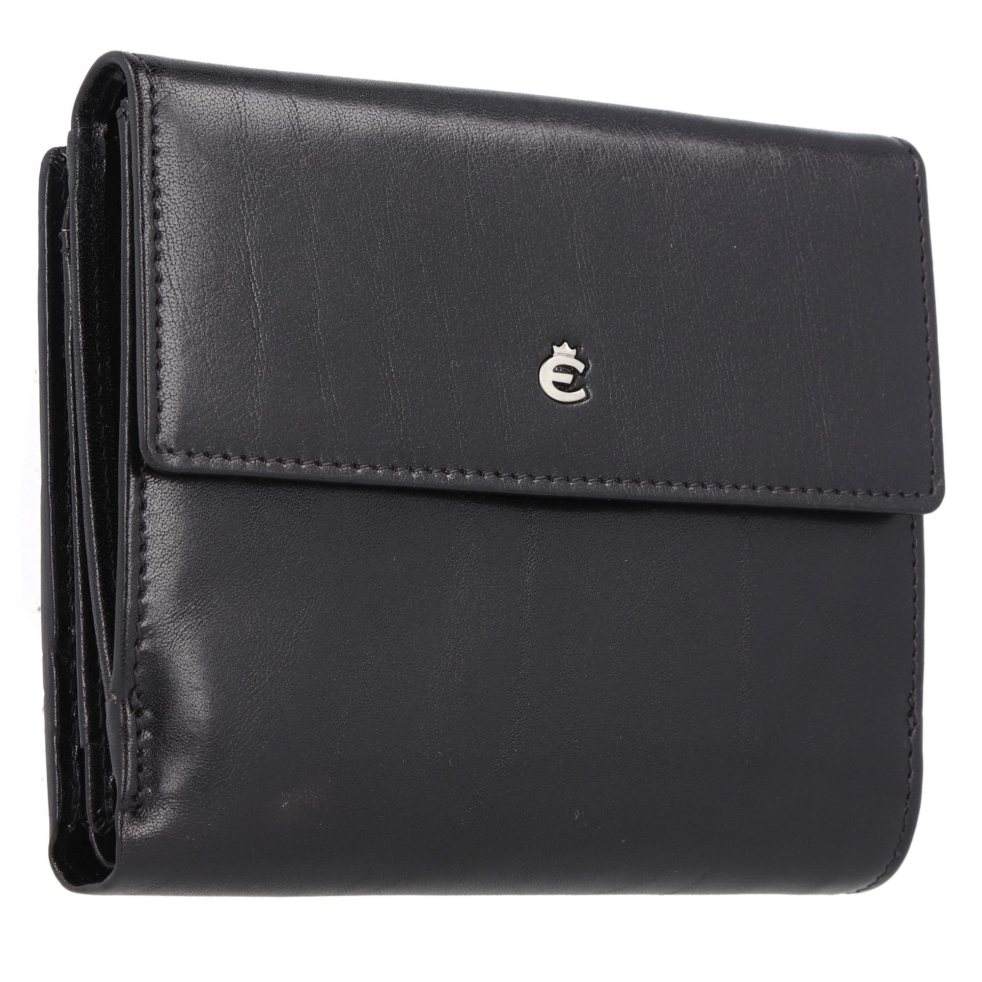 Esquire schwarz Leder Toscana, Geldbörse