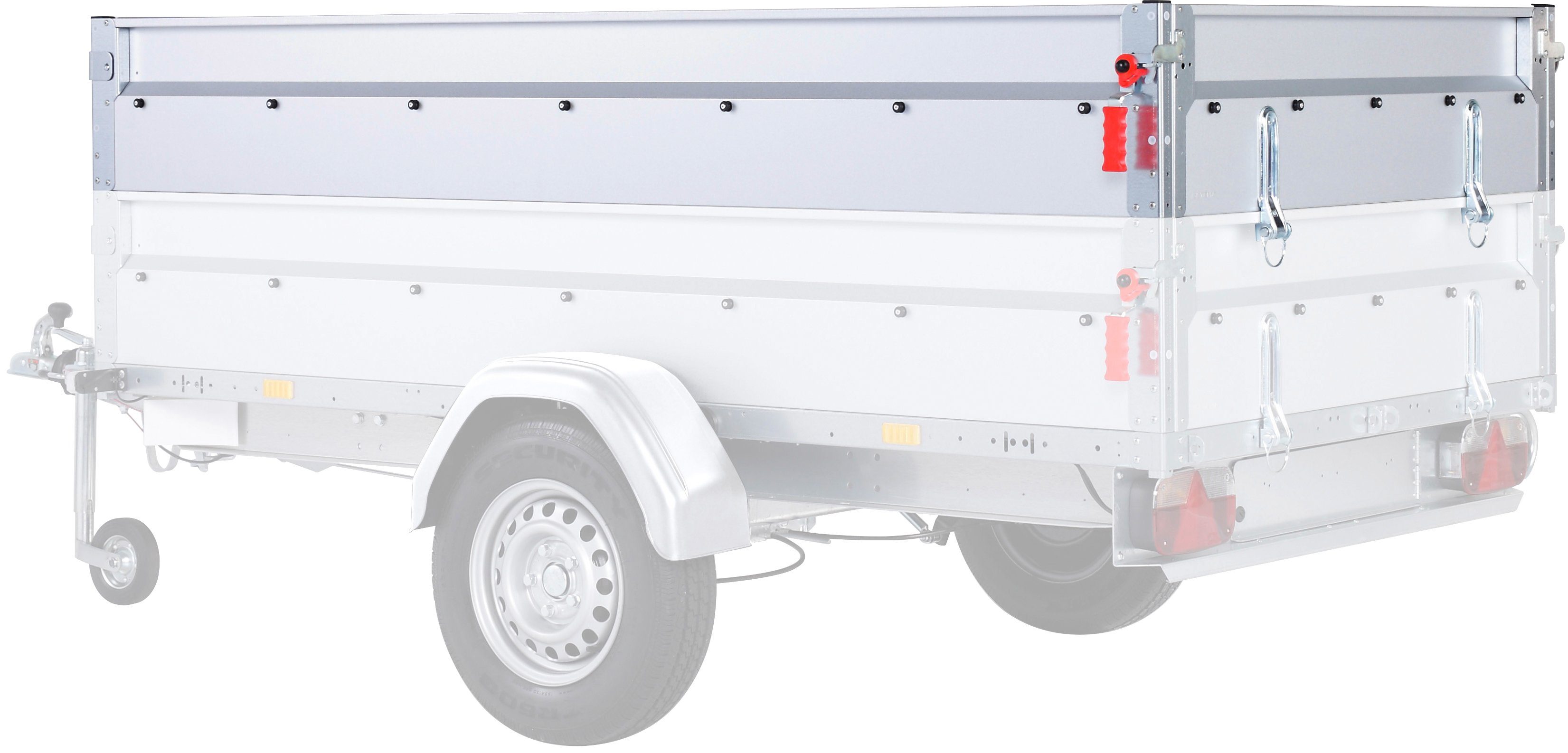 STEMA Bordwandaufsatz, 35 cm hoch, passend für STEMA Anhänger Basic STL 750 / Basic ST 1000 / Basic ST 1300-25-13