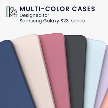 kwmobile Handyhülle Case für Samsung Galaxy S23, Hülle Silikon metallisch schimmernd - Handyhülle Cover