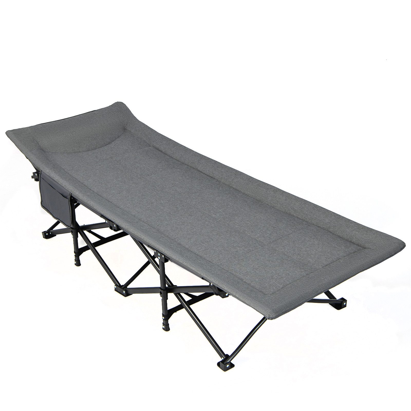 COSTWAY Feldbett Campingbett mit Seitentasche & günstig online kaufen