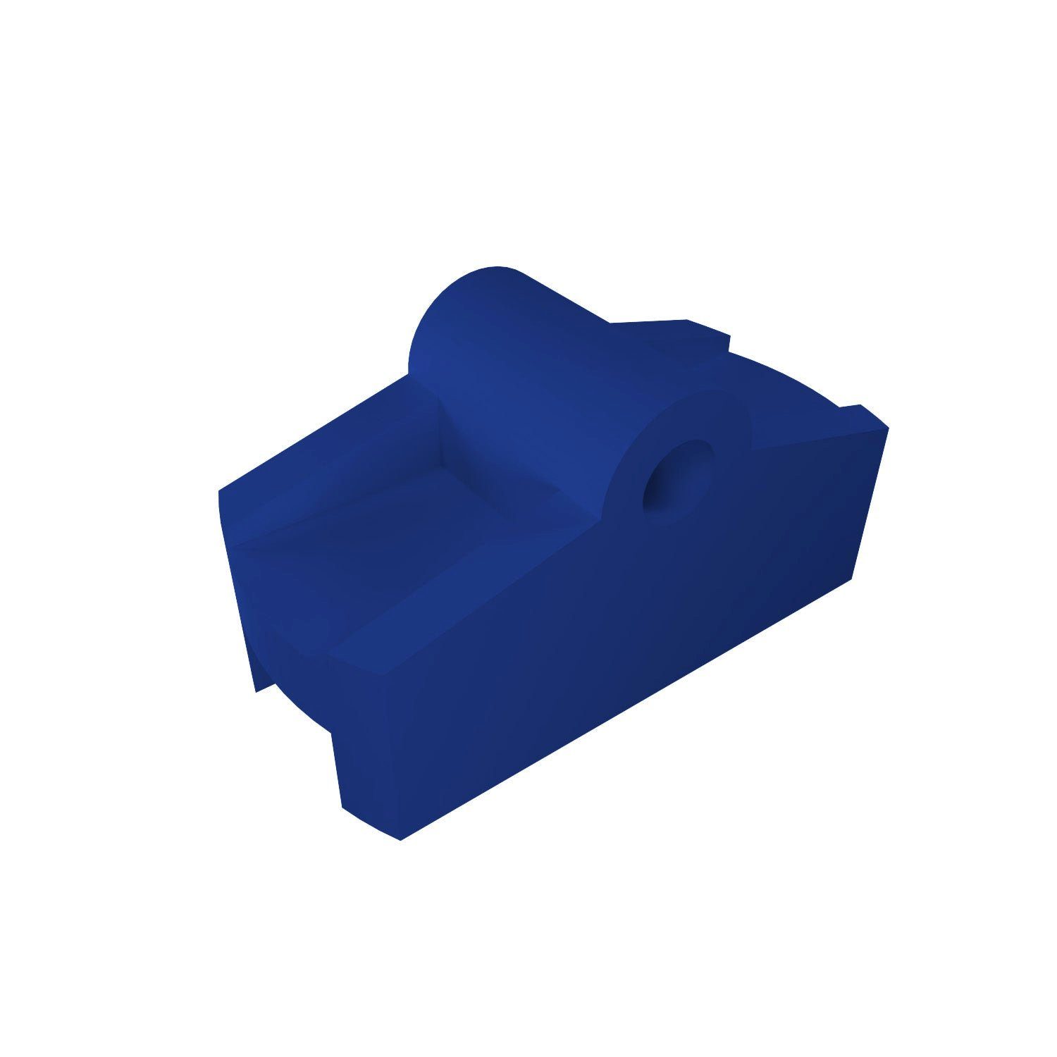 fossi3D Montagezubehör Geschirrspüler kompatibel Spülmaschine Gleitscharnier IKEA Blau für Gleiter Behjälplig
