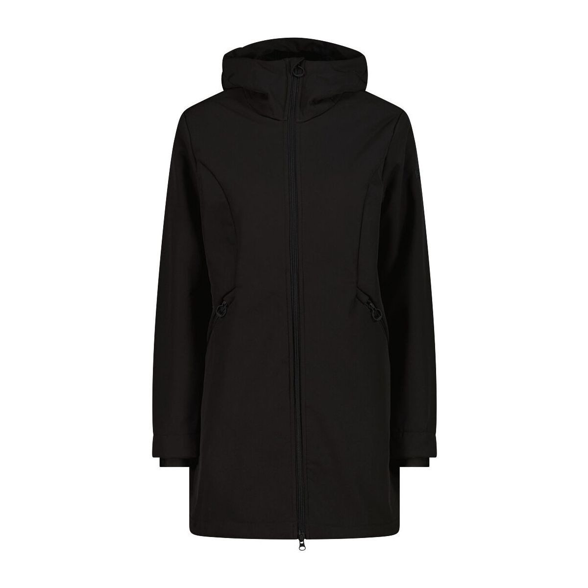 CMP Outdoorjacke Woman Parka FIX Hood Vielseitiger Damenparka mit Clima-Protect®, warmem Kunstfellfutter