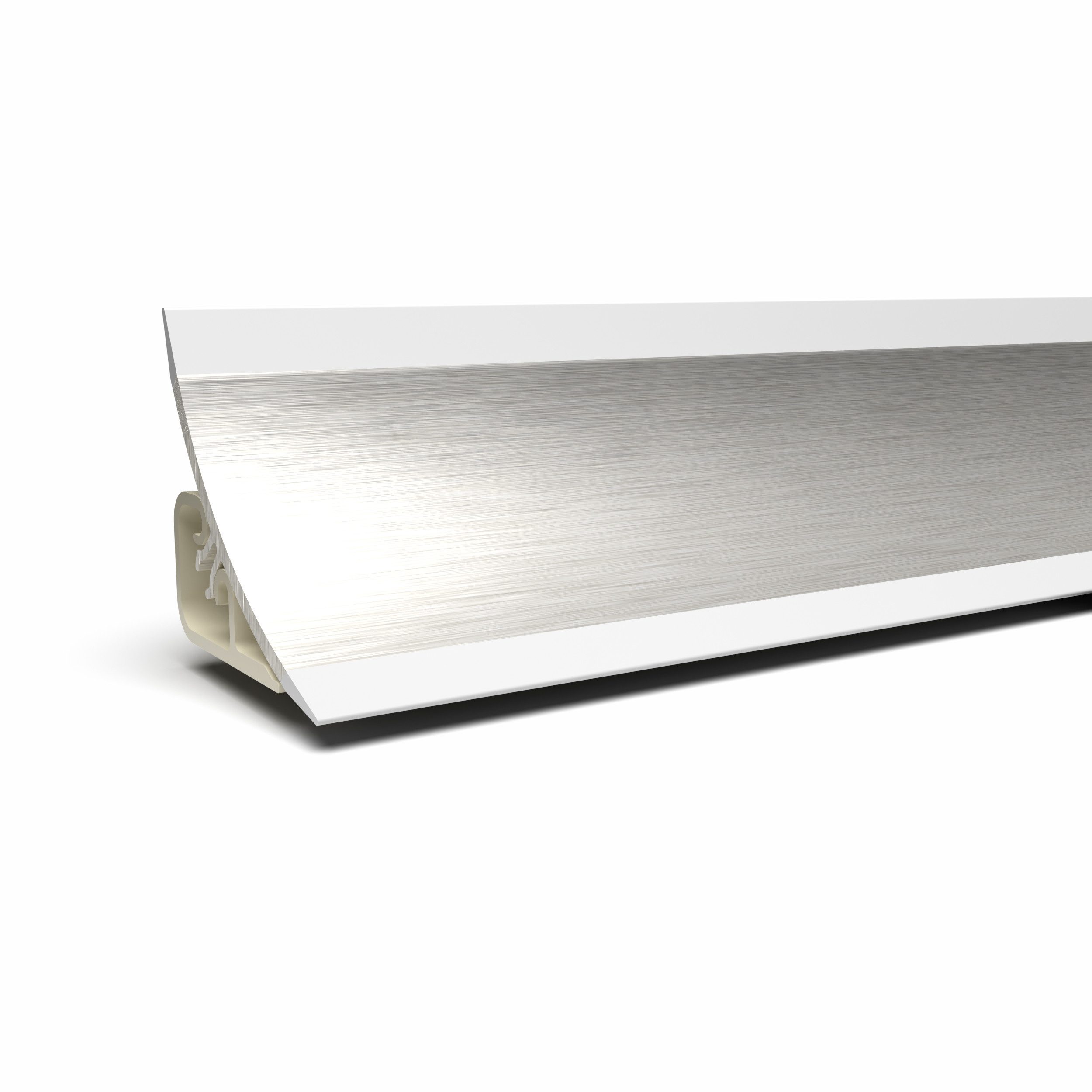 Quest Abschlussleiste für Arbeitsplatten 23 x 23 mm, 300 cm, zweiteilig, Schrauben/Nägel, Montagekleber oder doppelseitiges Klebeband, PVC 23 x 23 mm, 1-St., zweiteilig, wasserfest, UV-beständig, 300 cm