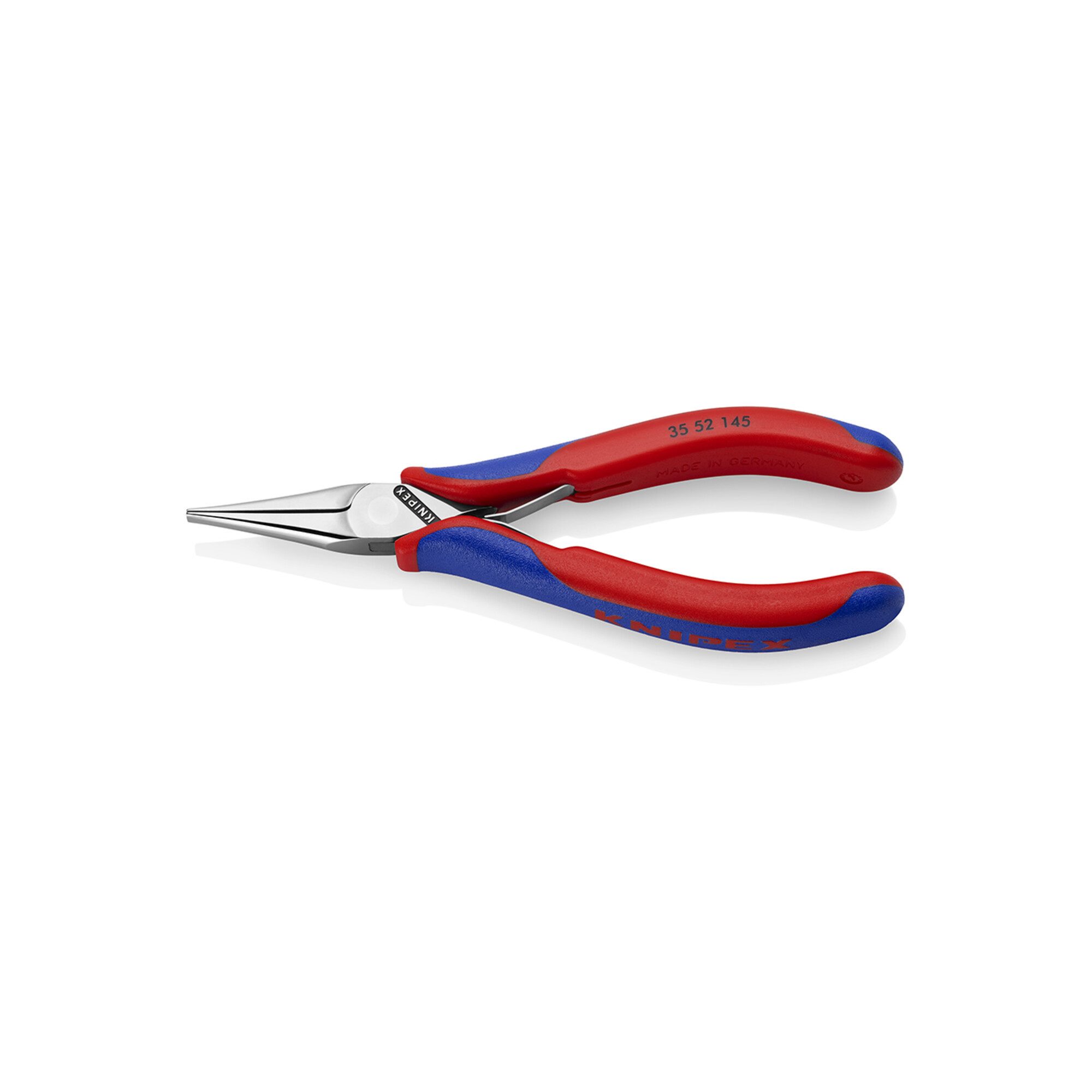 Knipex Kabelzange KNIPEX 35 52 145 Elektronik-Greifzange mit durchgestecktem Gelenk mit