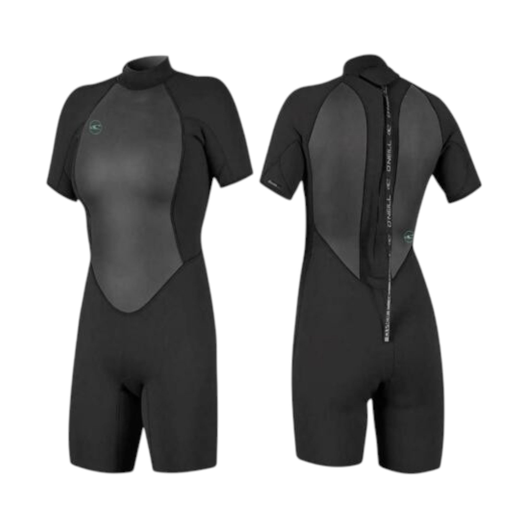 O'Neill Neoprenanzug O'NEILL WMS REACTOR-2 2mm Back Zip Damen Shorty Spring Neoprenanzug