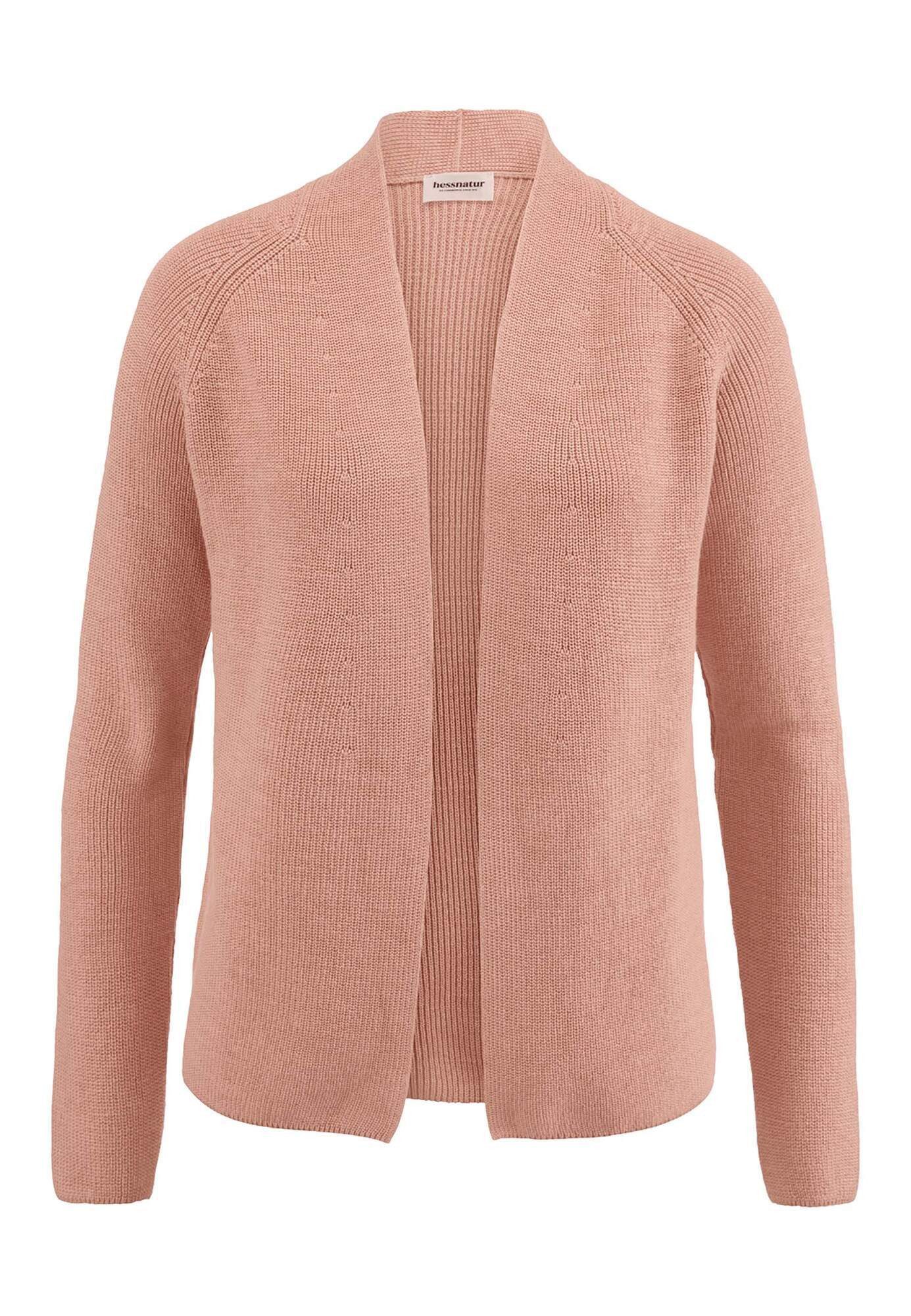 Hessnatur Strickjacke aus reiner Bio-Baumwolle (1-tlg)