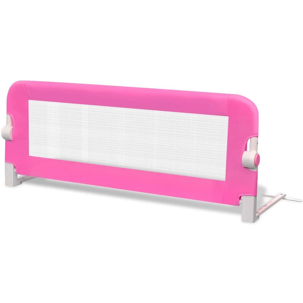 vidaXL Bett Kleinkind Sicherheit Bettgitter 102x42 cm Rosa (1-tlg)