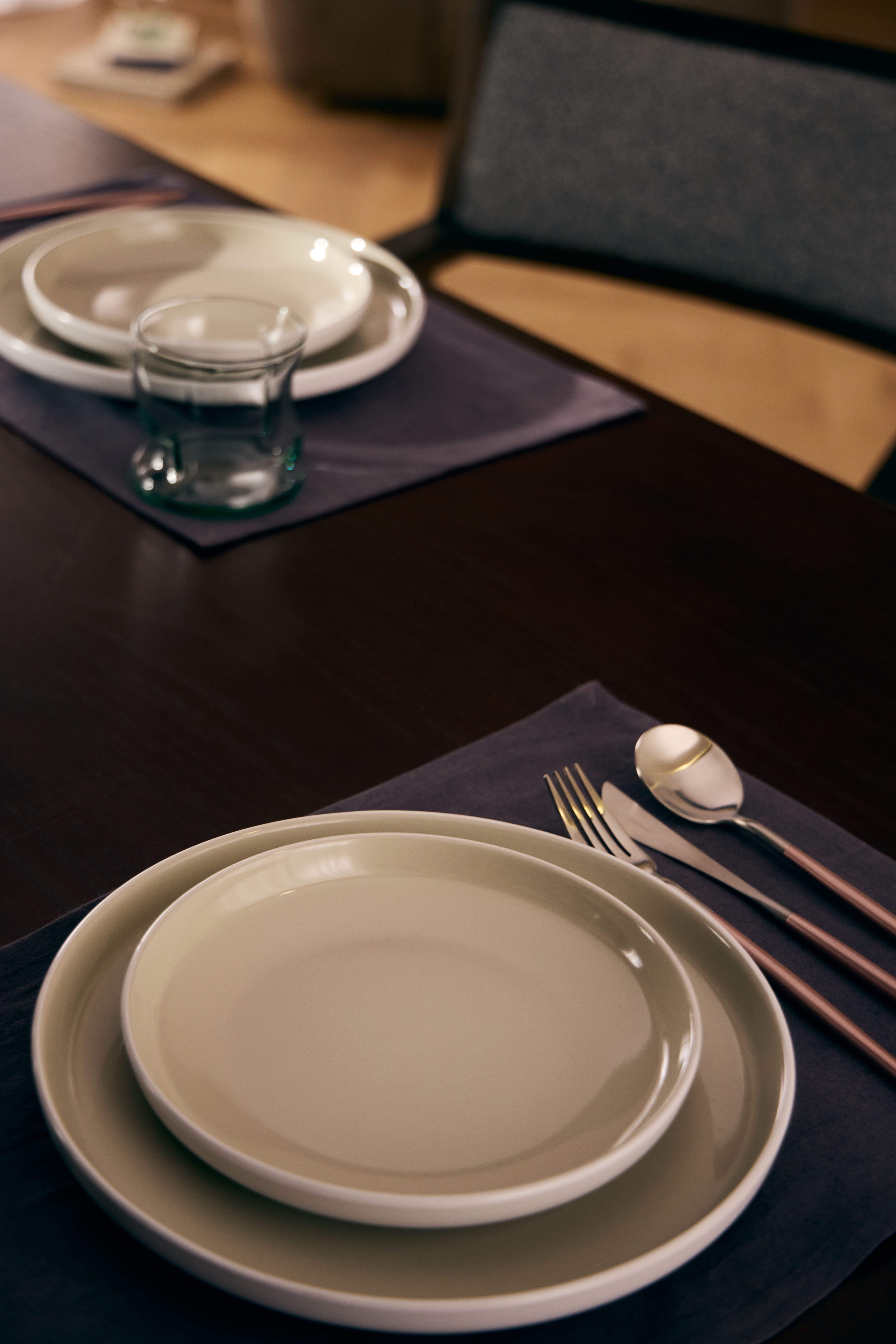 LeGer Home by Lena Gercke Geschirr-Set Teller Set, Nayela (18-tlg), 6 Personen, Steinzeug, Haltbarkeit, spülmaschinengeeignet, mikrowellengeeignet, modern