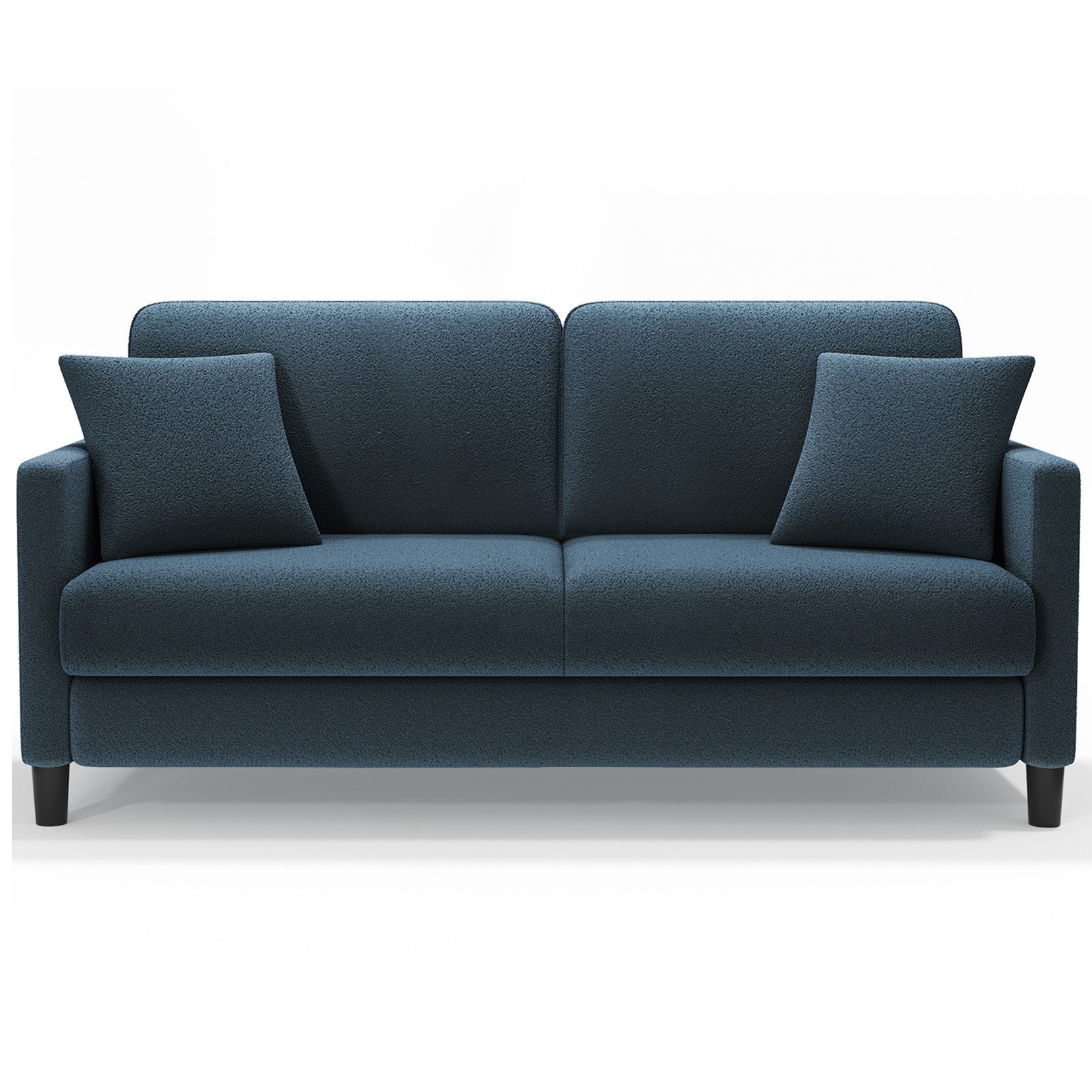 Big-Sofa 2/3-SitzerTeddy Fleece Werkzeugfreier Aufbau Sofas für Wohnzimmer