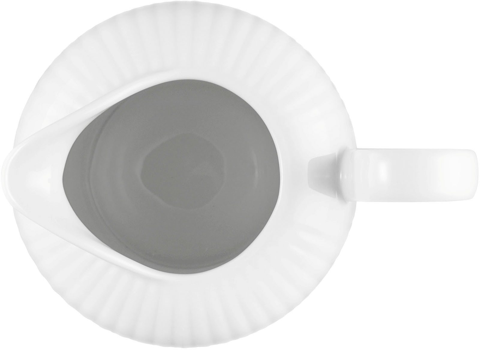 Seltmann Weiden Milchkännchen Amina, 0,29 l, (1-St), Kleines Kännchen, Kanne mit Relief