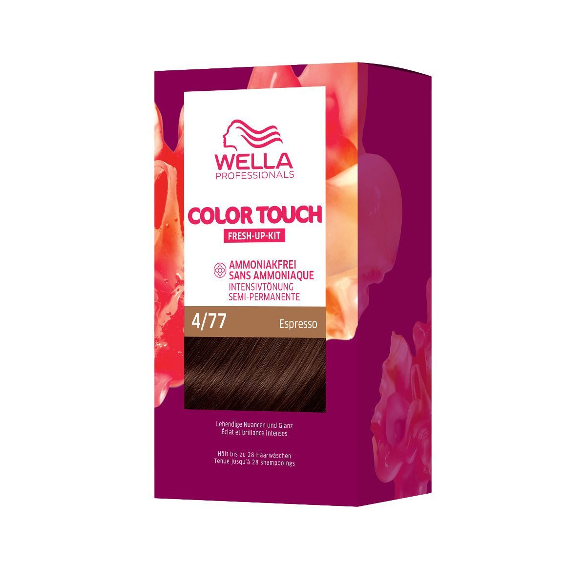 Haarfarbe Wella Color Touch Kits 4/77 Espresso 130ml