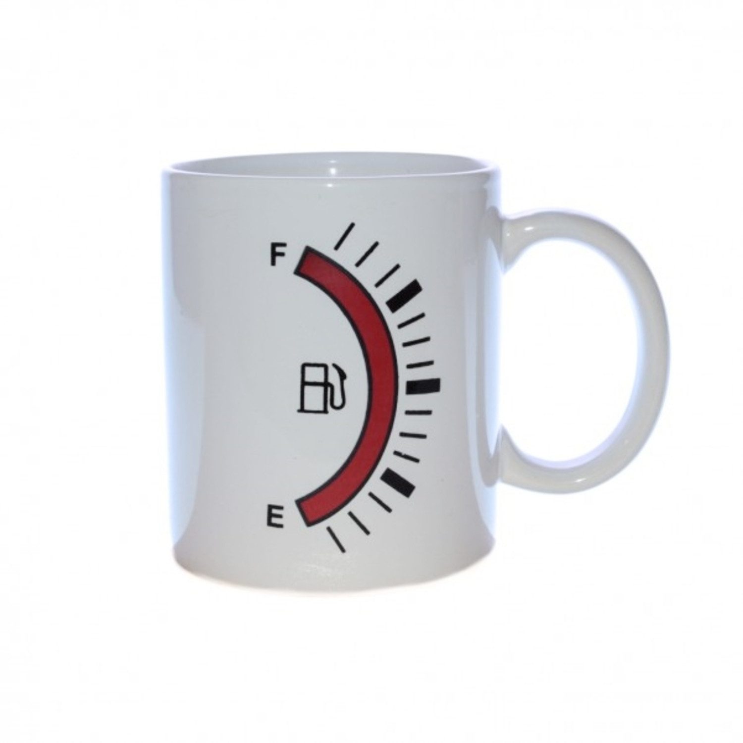 Tasse Tankanzeige Kaffeebecher mit Wärmeeffekt