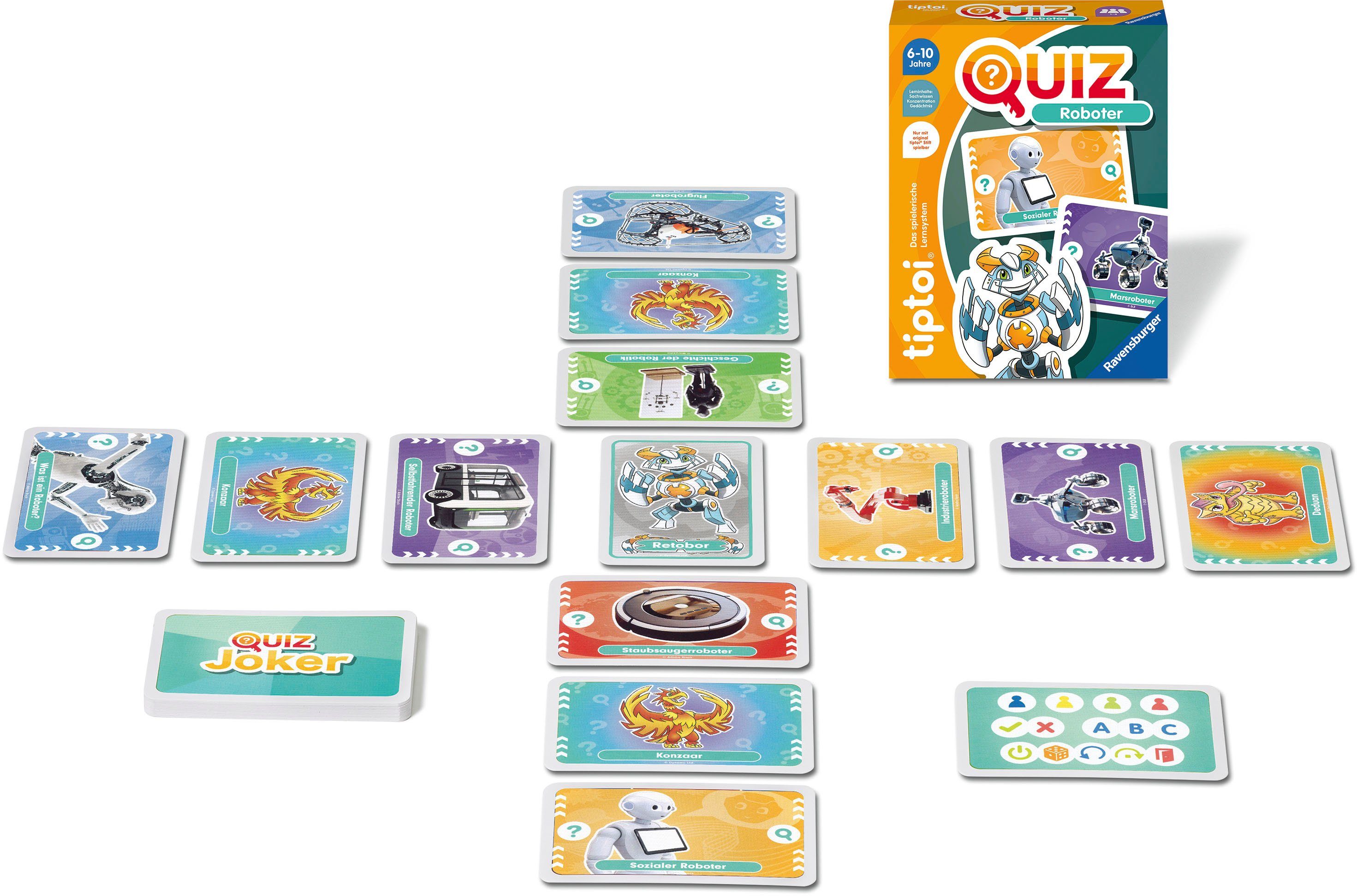 Ravensburger Spiel tiptoi® Quiz Roboter, Kinderspiel, Made in Europe