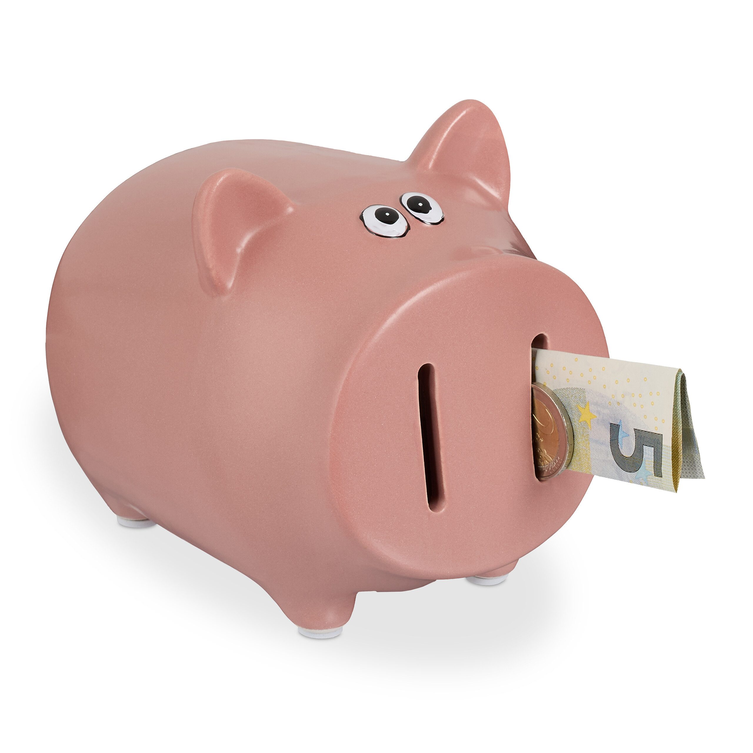 relaxdays Spardose Rosa Sparschwein günstig online kaufen