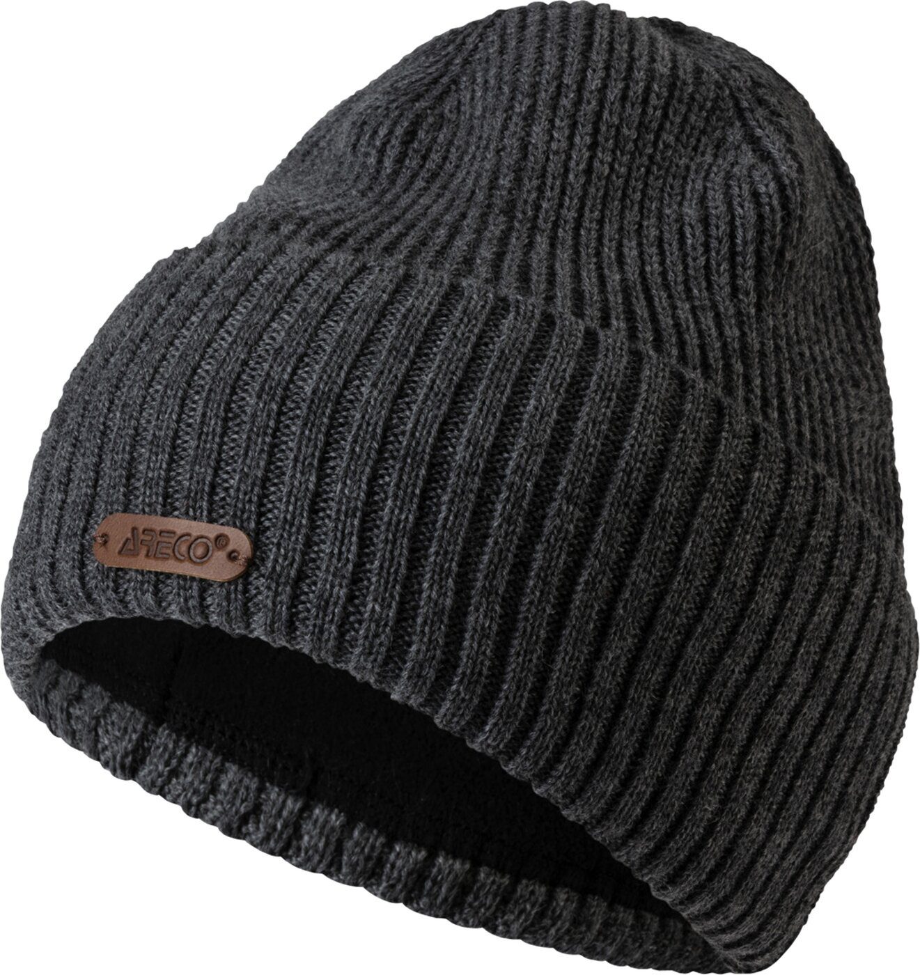 Areco Strickmütze Erw-Beanie 7145 GRAU