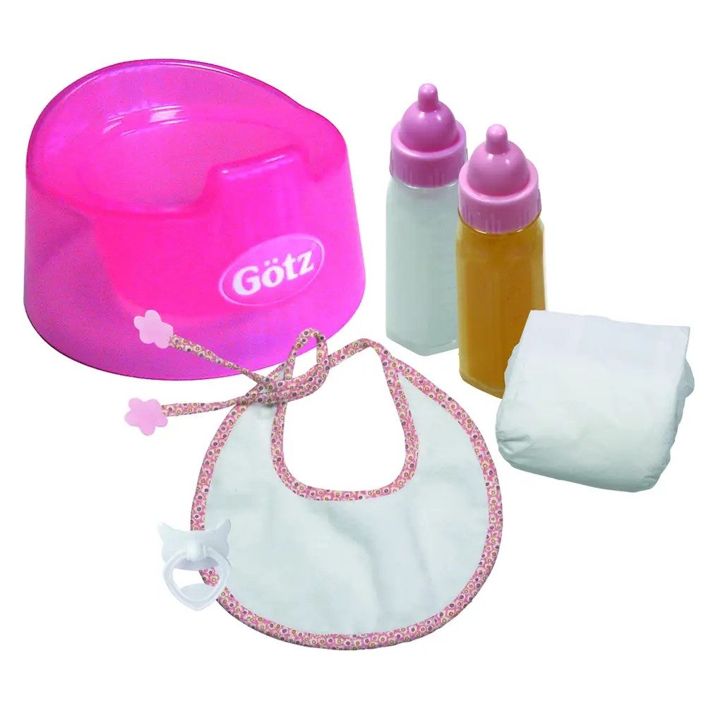 GÖTZ Puppen Accessoires-Set Götz 3401935 Set mit Zubehör 6-teilig, 33/42cm