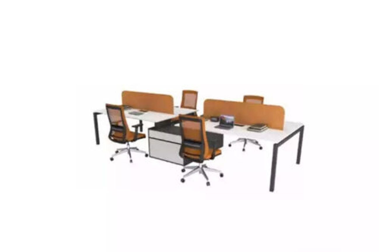 Arbeitstisch in nur Arbeitstisch), 1x Arbeitstisch für Büromöbel Gruppe Made Europa JVmoebel Schreibtischmöbel Computer Weiß (1-St.,