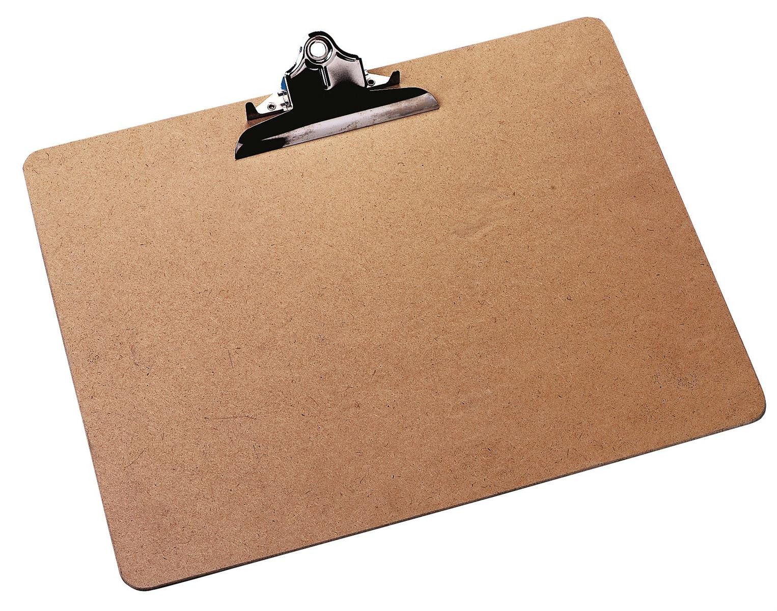 Q-Connect Klemmtafel Q-Connect® KF01305 Klemmbrett - A3 quer, Holz, braun