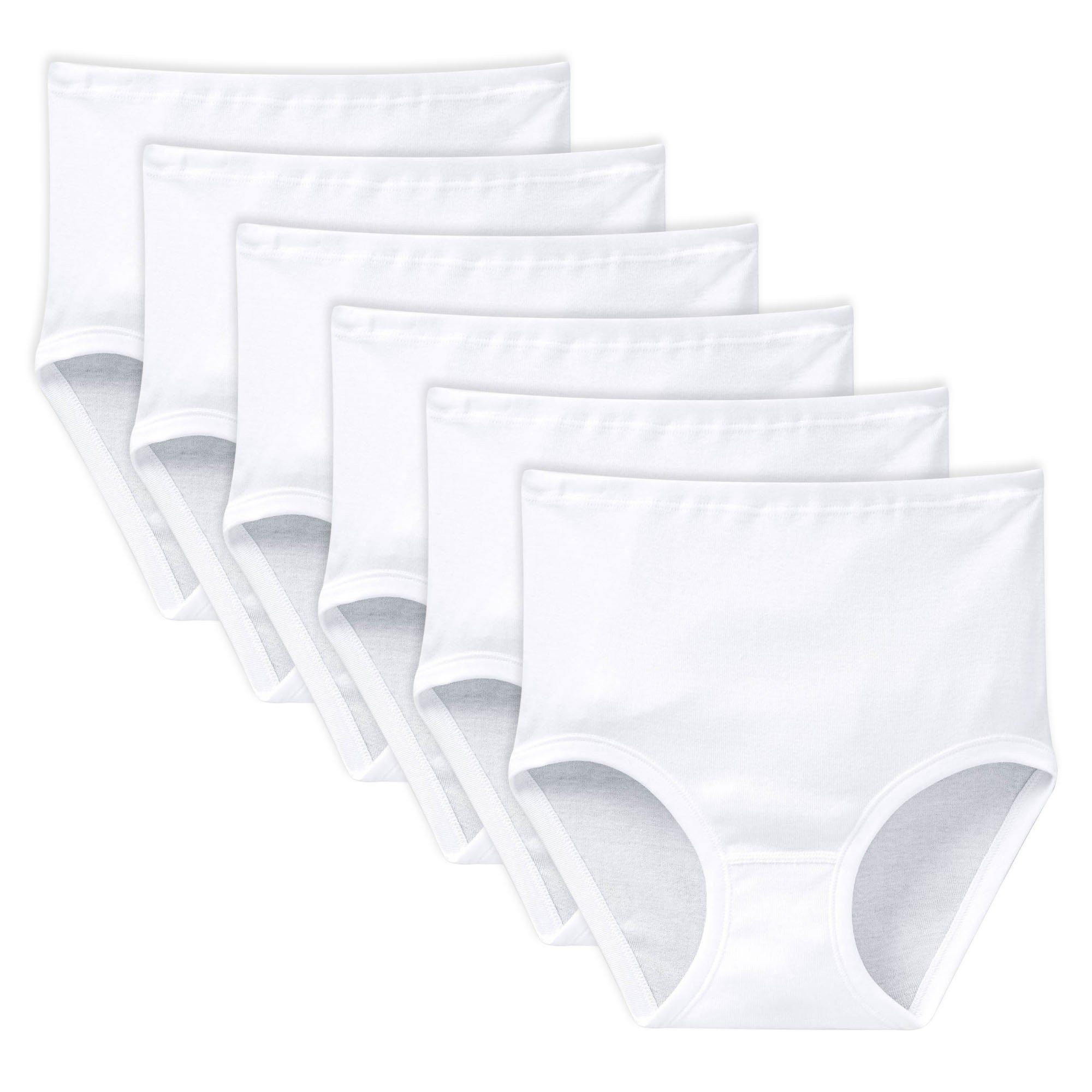 Slip Damen Slip 6er Pack Baumwolle