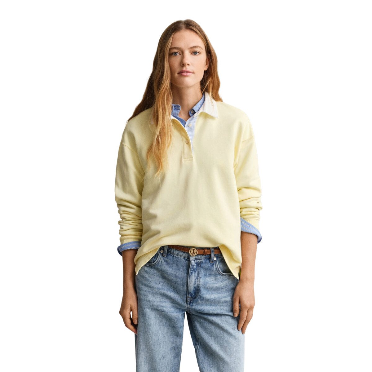 Gant Poloshirt 4201436 Damen Poloshirt mit Twillkragen