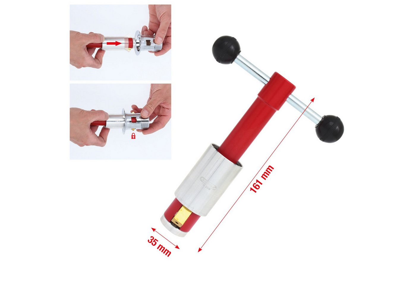 Thumbnail - KS Tools Schraubstock KS TOOLS Ventilfix 161 mm - 116.2000