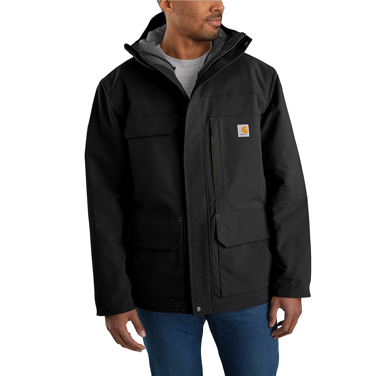 Rain Carhartt black Outdoorjacke Defender™ Super Insulated Dux Herrenjacke