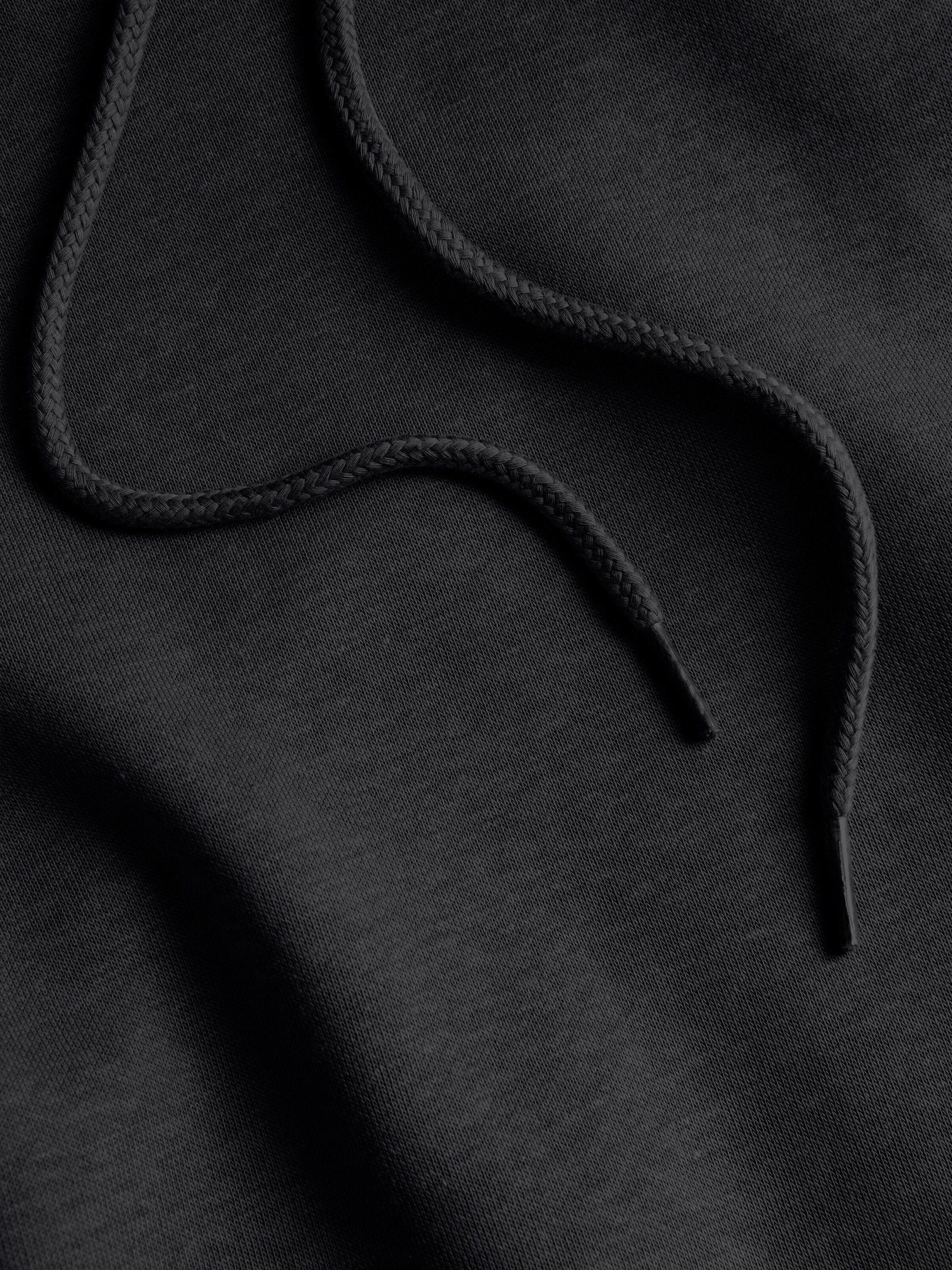JJXX Details Sweatshirt Plain/ohne Black JJXX Abbie (1-tlg) 12223961 LOGO WHITE