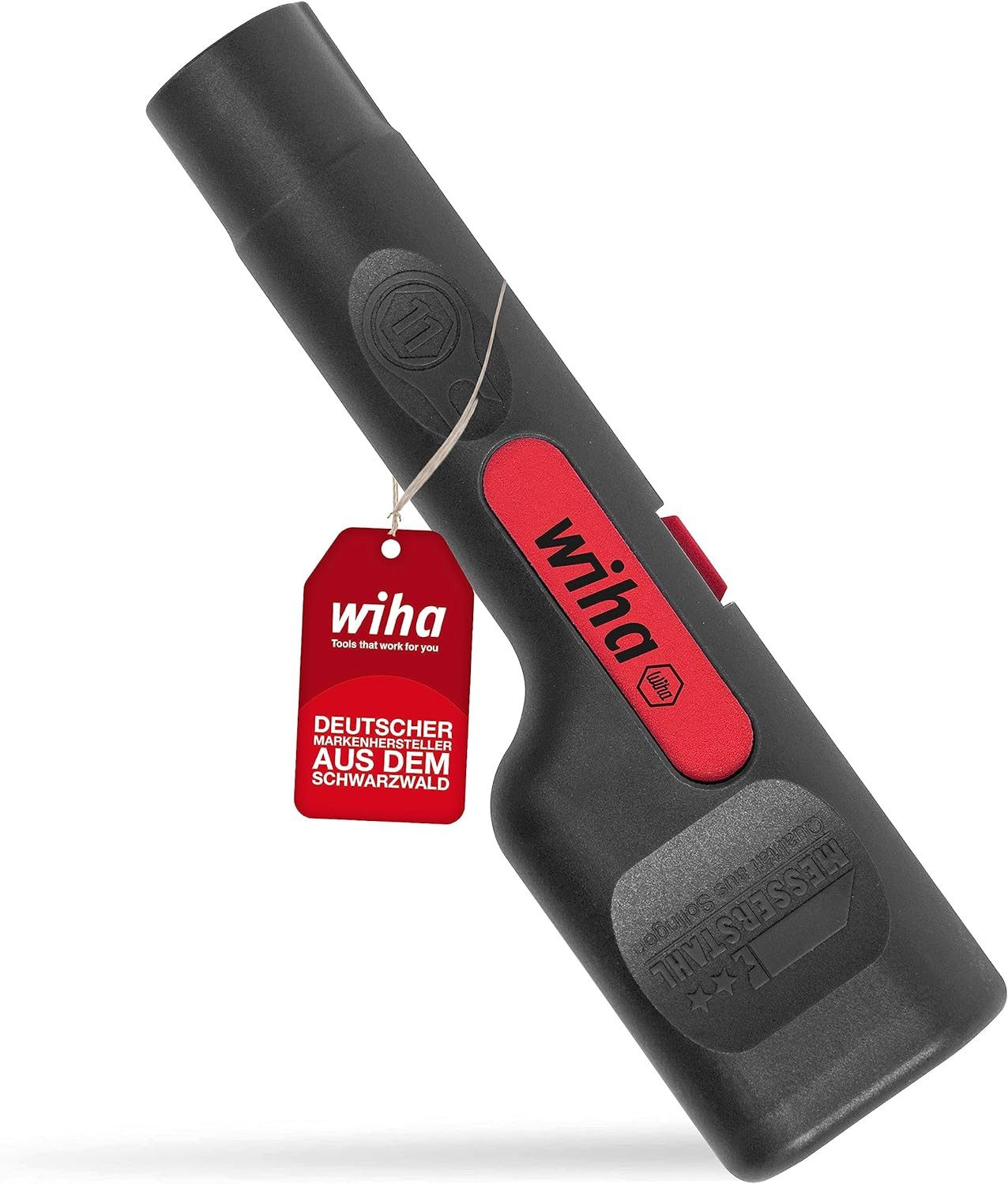 Wiha Abmantelungszange Elektriker (44241), 125 mm, 6 - 8 mm, für Koaxialkabel mit F-Stecker, Kabelmesser