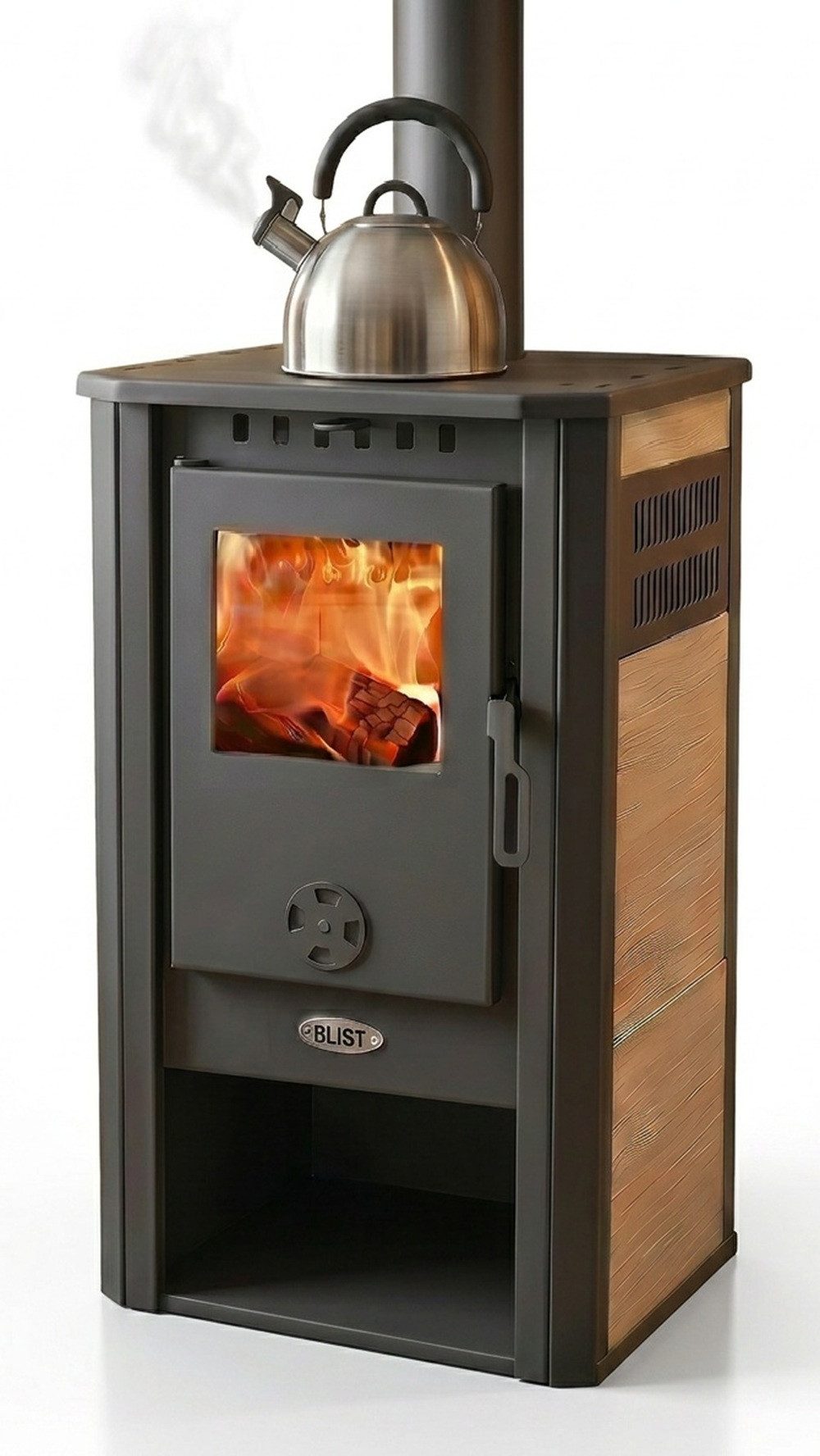 Blist Kaminofen Atene S 4.0 Keramik Creme, 7,5 kW