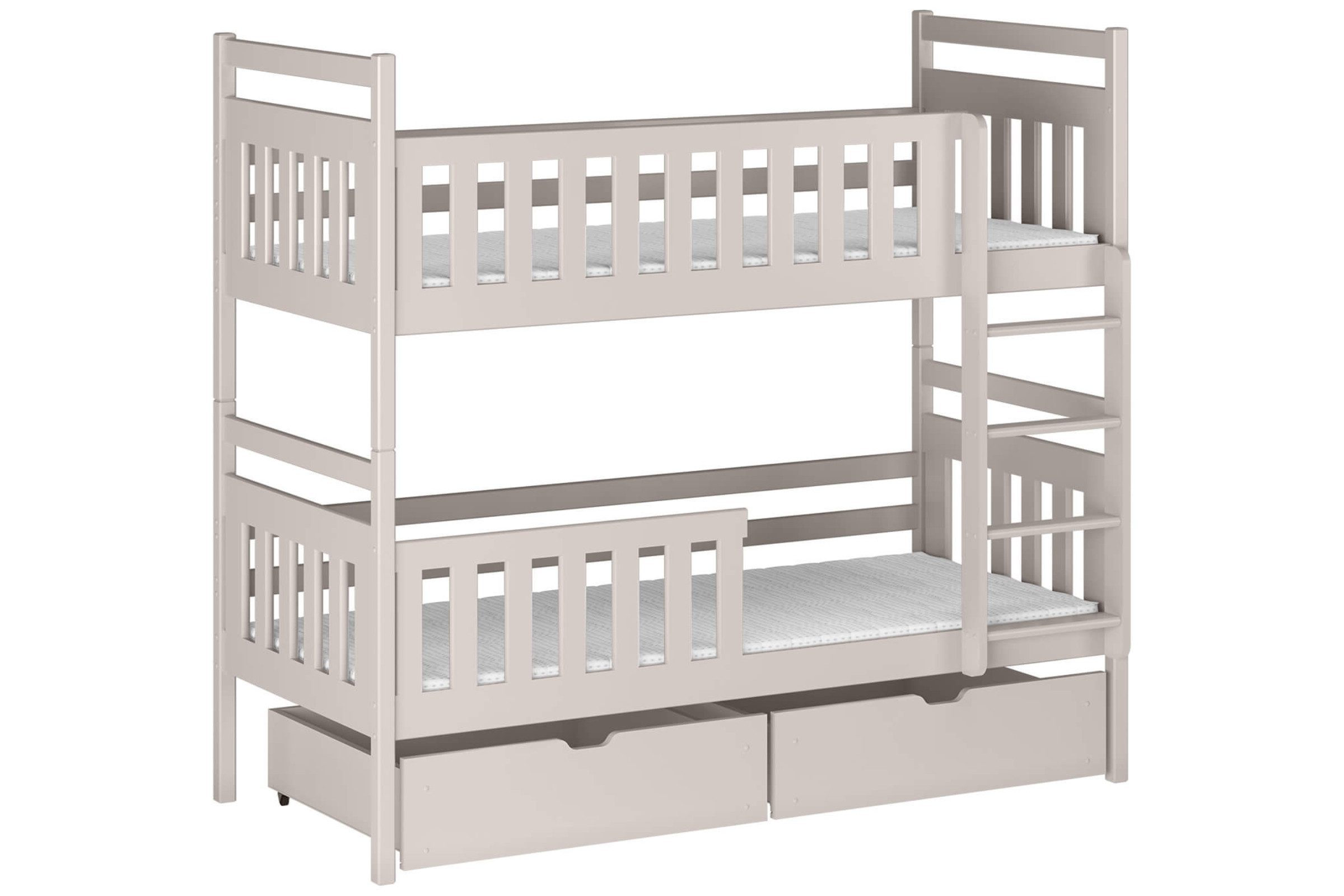 Deine Möbel 24 Etagenbett Kinderbett MICO für 2 Kinder in 90x200, Farben: W günstig online kaufen