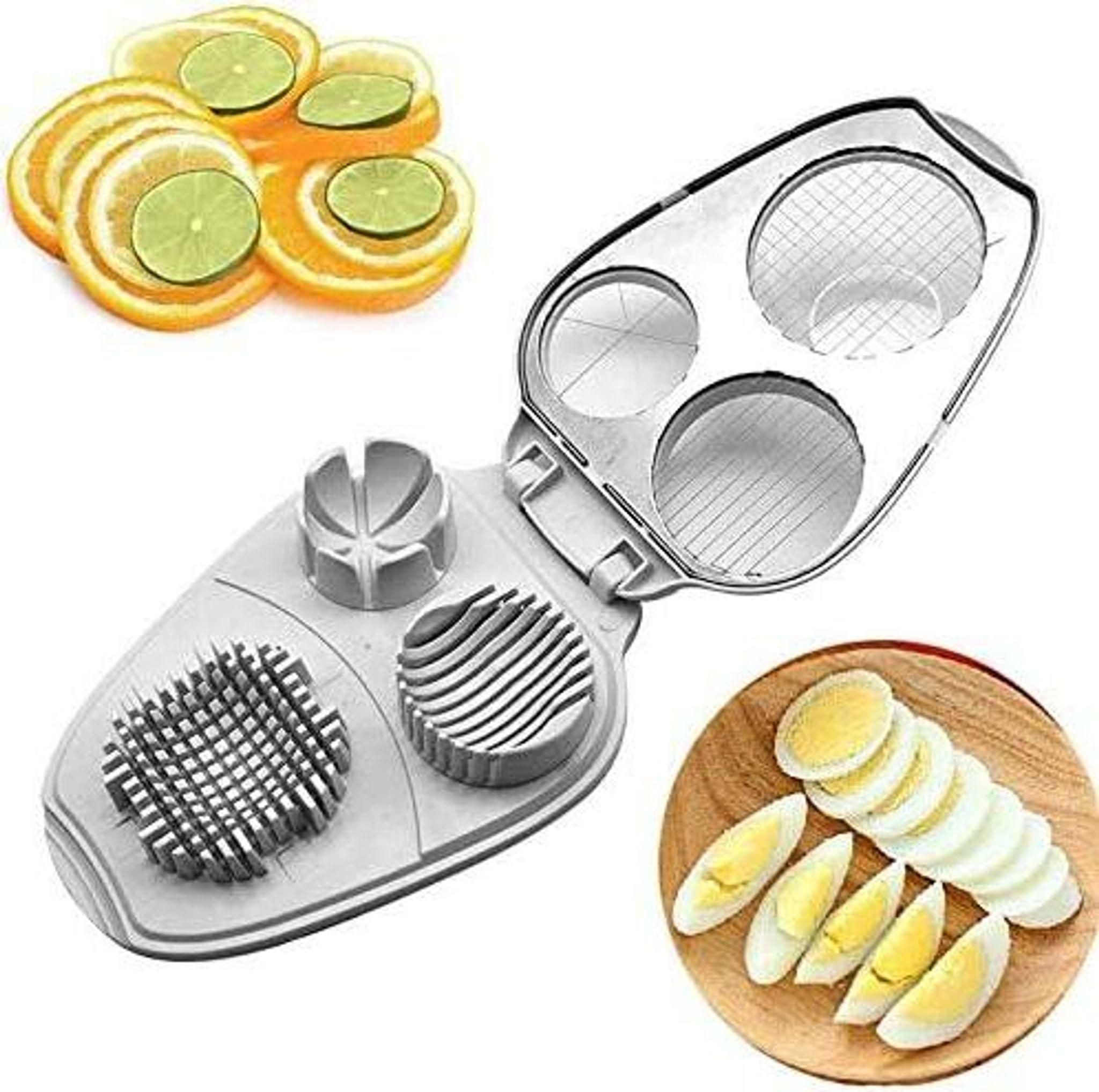 FELIXLEO Eierschneider 3in1 Eierschneider Pilzschneider Küchenhelfer Eier schneiden