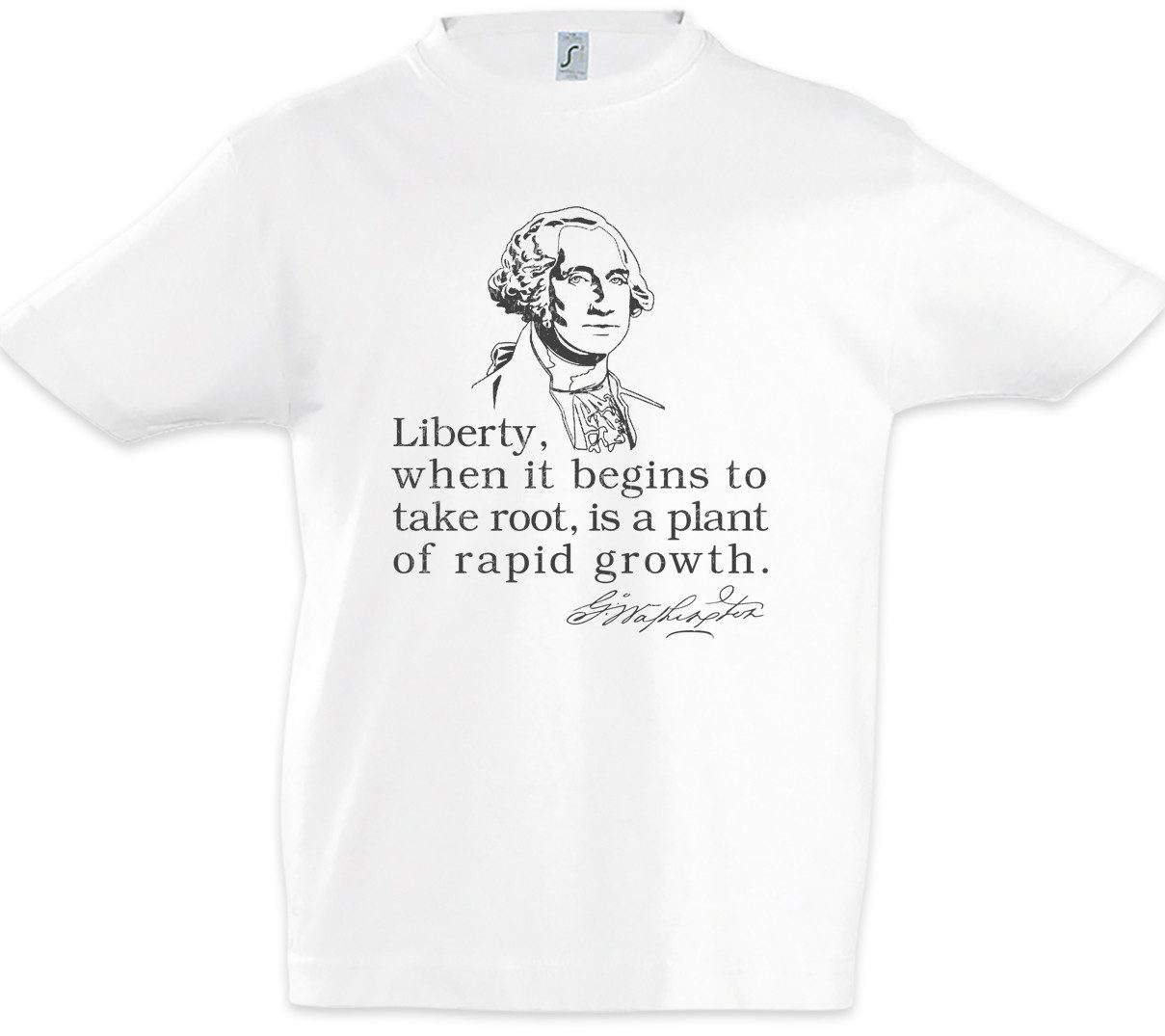 Print-Shirt Washington Liberty Kinder T-Shirt George Washington USA President