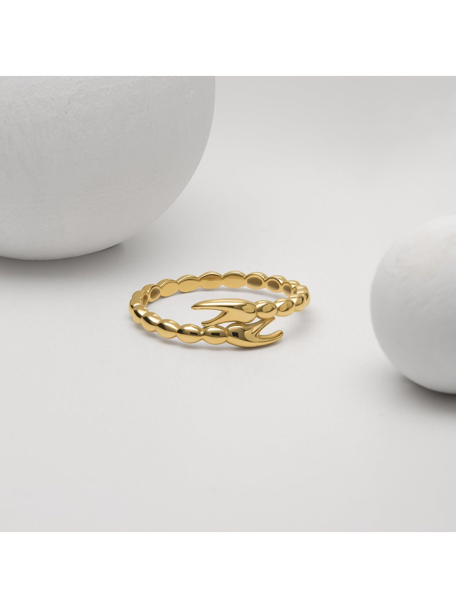 GUIA Fingerring GUIA Damen-Damenring 585er Gelbgold