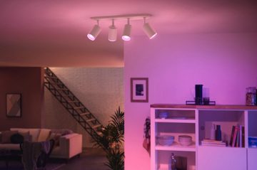 Philips Hue LED Deckenleuchte Fugato Spot, Leuchtmittel wechselbar, LED wechselbar