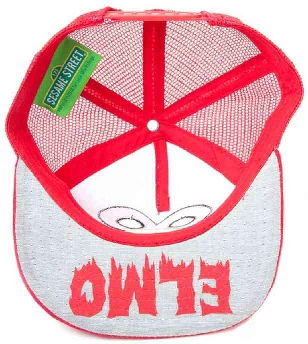 Baseball Cap SESAMSTRASSE Baseballcap Sesamestreet Sesame Street Elmo Cap Rot Trucker Kindercap Gr.48