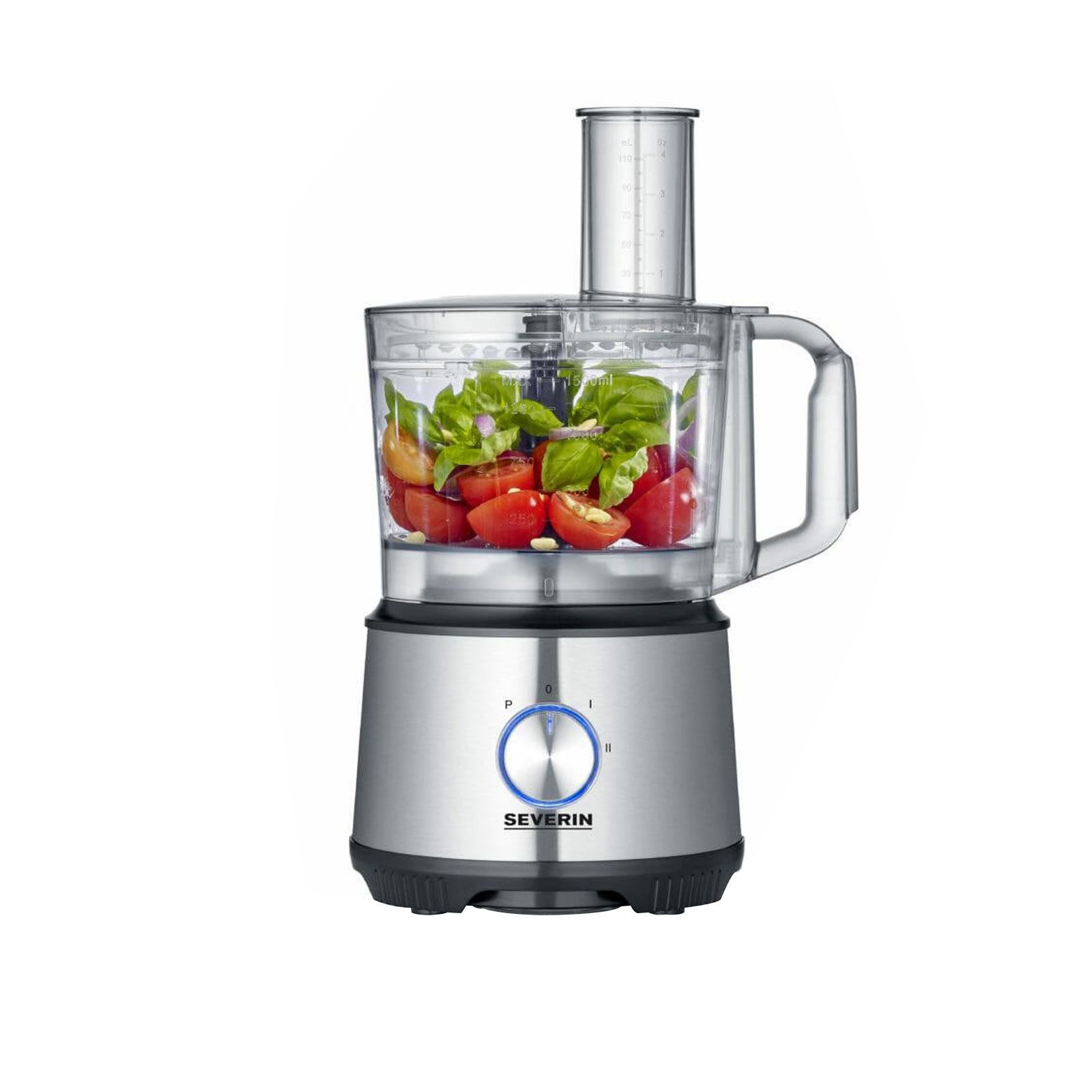 Severin Küchenmaschine KM 3892, 1200 W, 1.5 l Schüssel, Edelstahl-Messereinheit