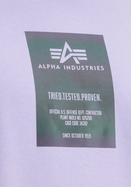 Alpha Industries Sweater ALPHA INDUSTRIES Men - Sweatshirts Rainbow Refl. Label Sweater