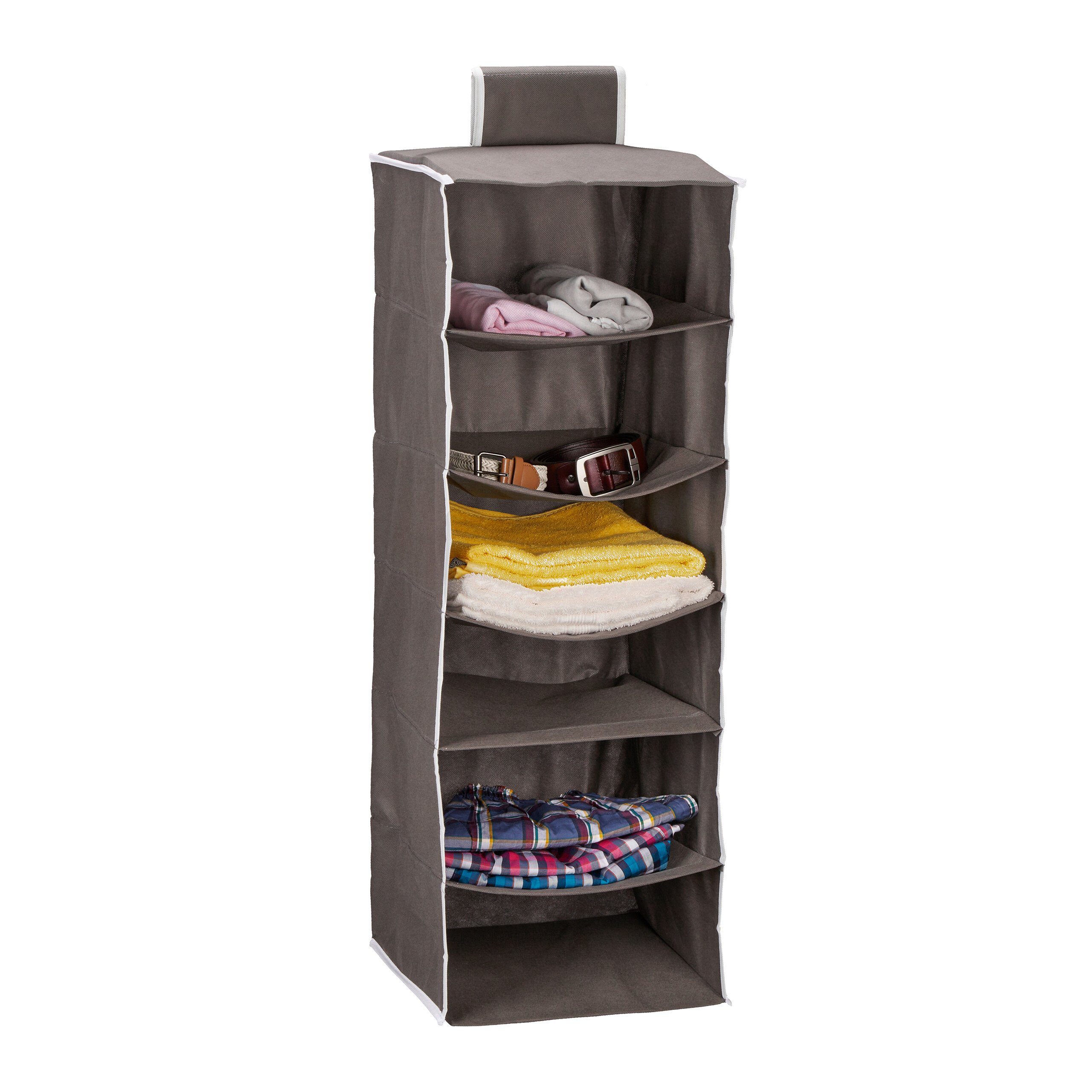 relaxdays Hängeregal Kleiderschrank 6 Fäch günstig online kaufen