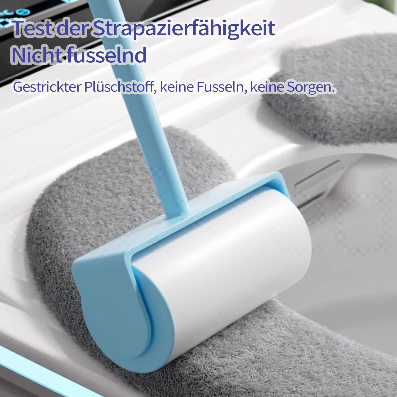 Coonoor WC-Deckelbezug 2 PCS Toilettensitzbezug Weich, Toilettensitzauflagen Waschbar, Wc Sitz Kissen Pads Wc Sitzbezüge Warm Toilettensitzbezug Plüsch – Bild 5 von 5