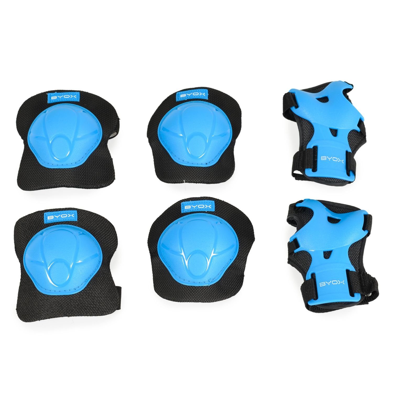Byox Protektoren-Set Schutzausrüstung H110, Protektoren Ellenbogen- Handgelenk- und Knieschützer